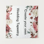 Creëer je eigen bruiloft wandkleed (Voorkant (horizontaal))