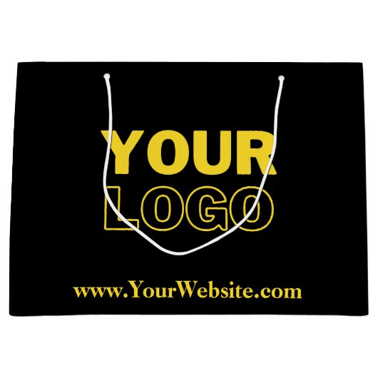 Creëer je eigen cadeaubon voor aangepaste winkelen groot cadeauzakje (Voorkant)