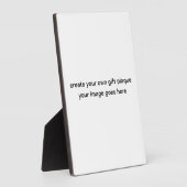Creëer Je eigen cadeauplaquette Fotoplaat (Zijkant)