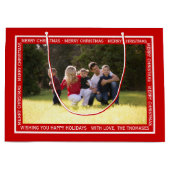 Creëer je eigen cadeautas met rode kersttasje (Voorkant)