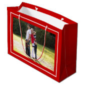 Creëer je eigen cadeautas met rode kersttasje (Achterkant Gekanteld)