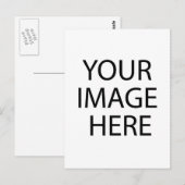 Creëer je eigen cadeautjes! briefkaart (Voorkant / Achterkant)