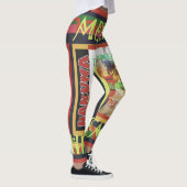 Creëer je eigen Cool Hakuna Matata Happy Kerstmis Leggings (Rechts)