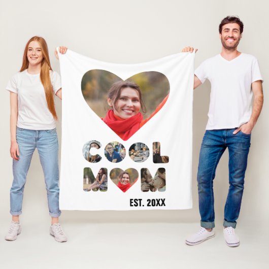 Creëer je eigen Cool mama 7-brieffoto voor haar Fleece Deken (In situ)