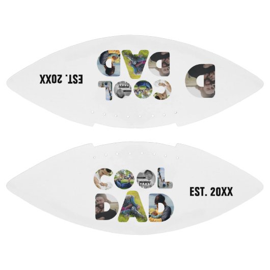 Creëer je eigen coole vader 7 brieffoto voor hem american football (Panelen)