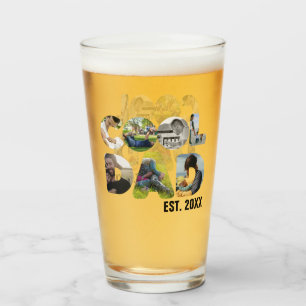 Creëer je eigen coole vader 7 brieffoto voor hem glas