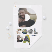 Creëer je eigen coole vader 7 brieffoto voor hem golfhanddoek (Insitu)