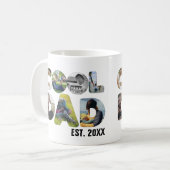 Creëer je eigen coole vader 7 brieffoto voor hem koffiemok (Voorkant links)