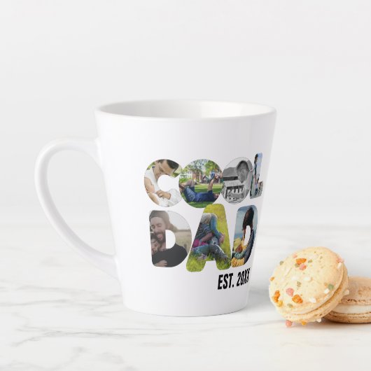 Creëer je eigen coole vader 7 brieffoto voor hem latte mok (In situ)