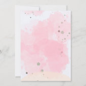 Creëer je eigen Custom Photo Girls Pink Verjaardag Kaart (Achterkant)