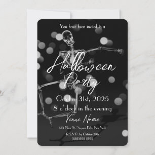 Creëer Je eigen dansende röntgenskelet Halloween Kaart