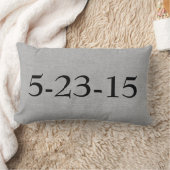 Creëer je eigen datum trouwdag aanpassen kussen (Deken)