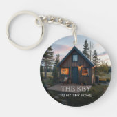 Creëer je eigen De sleutel tot mijn kleine huisfot Sleutelhanger (Voorkant)