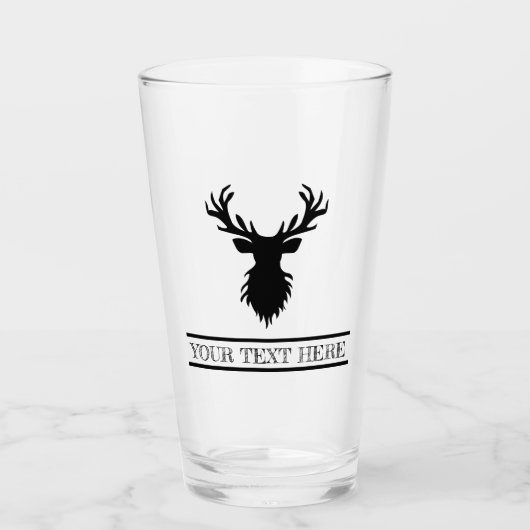 Creëer je eigen deer Hunter Beer Glas (Voorkant)