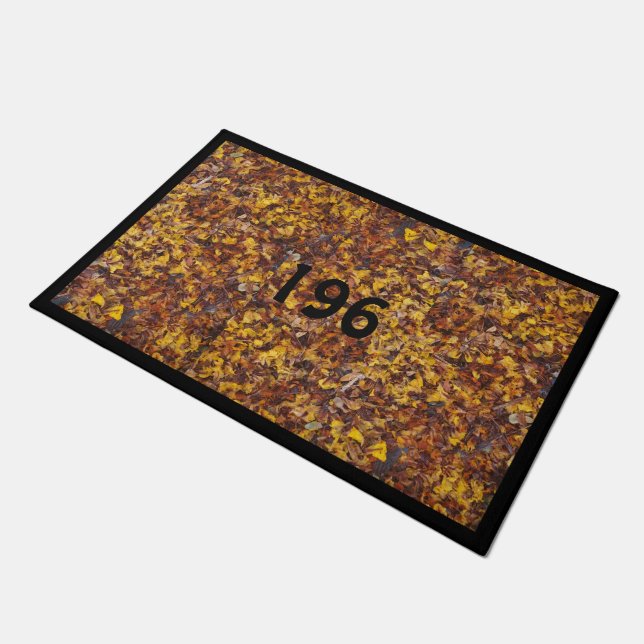 Creëer je eigen deurmat met nummer (Schuin)