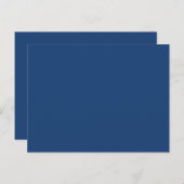 Creëer Je eigen donkerblauw Feestdagenkaart (Voorkant / Achterkant)