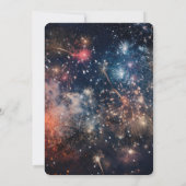 Creëer je eigen donkerkleurige vuurwerk kaart (Achterkant)