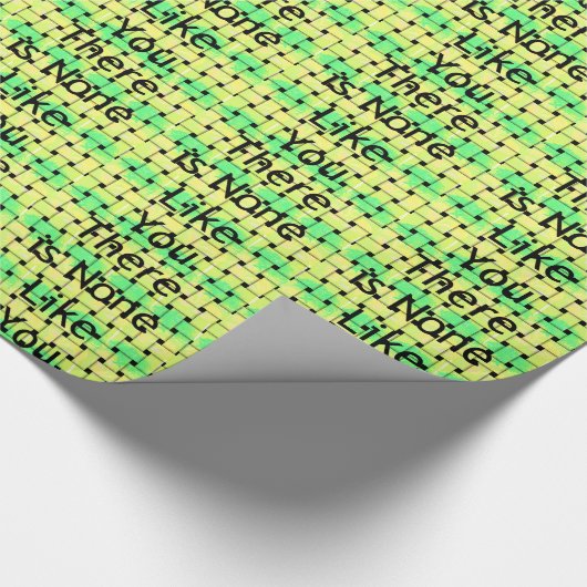 Creëer Je eigen drie is niet zoals jij. Cadeaupapier (Hoek)