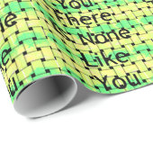 Creëer Je eigen drie is niet zoals jij. Cadeaupapier (Rol Hoek)