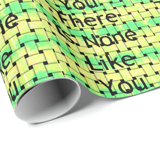 Creëer Je eigen drie is niet zoals jij. Cadeaupapier (Rol Hoek)