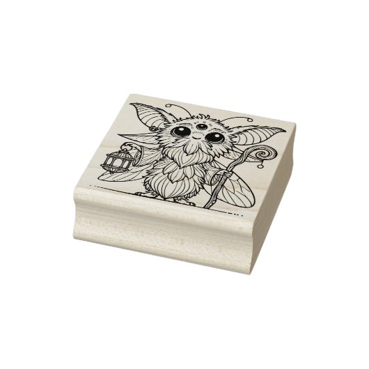 Creëer Je Eigen Drie-Oogige Mot Sjamaan Rubberstempel (Stempel)