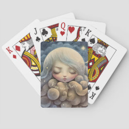 Creëer Je eigen droomtitania in de wolken Pokerkaarten