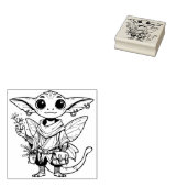 Creëer Je Eigen Druidische Hagedisfee Rubberstempel (Gestempeld)