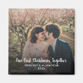 Creëer je eigen eerste kerstfeest met foto magneet (Voorkant)