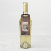 Creëer je eigen eerste kerstfeest samen foto flessenhanger (Op fles)