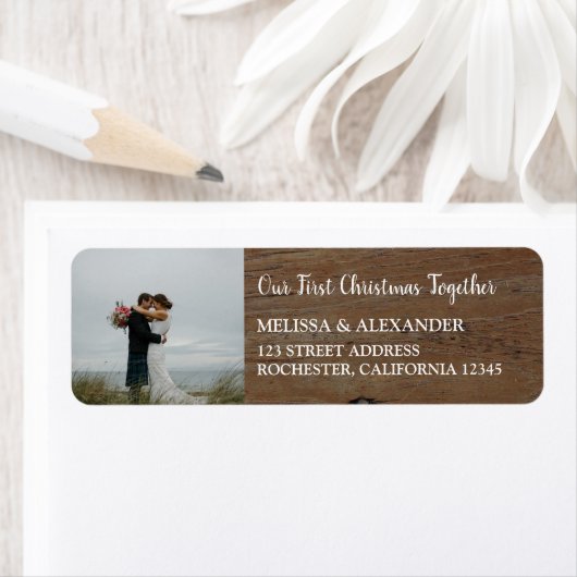 Creëer je eigen eerste kerstfoto samen etiket (Insitu)