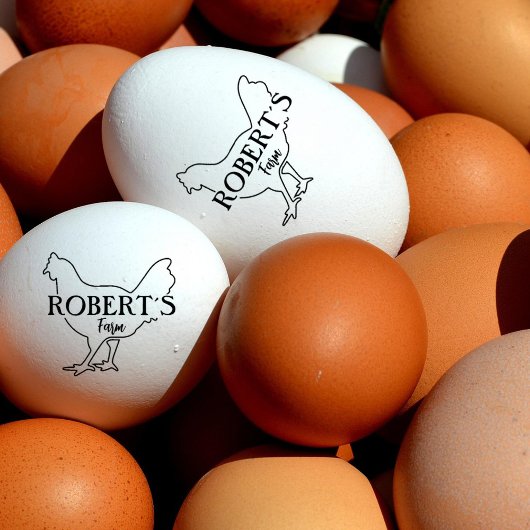 Creëer je eigen ei rubberstempel