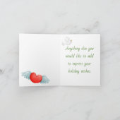 Creëer Je eigen engel van liefde Kerstmis Feestdagen Kaart (Binnen)