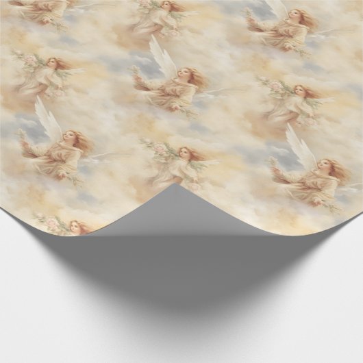 Creëer Je eigen  engelen Cadeaupapier (Hoek)