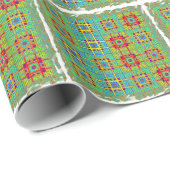 Creëer je eigen etnische stammenpatroon. cadeaupapier (Rol Hoek)