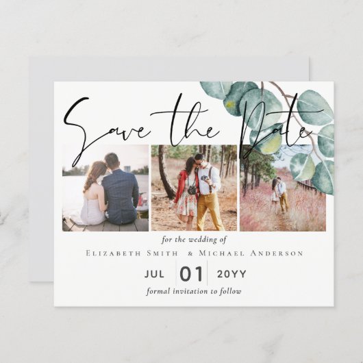 Creëer Je eigen Eucalyptus Greenery Wedding (Voorkant / Achterkant)