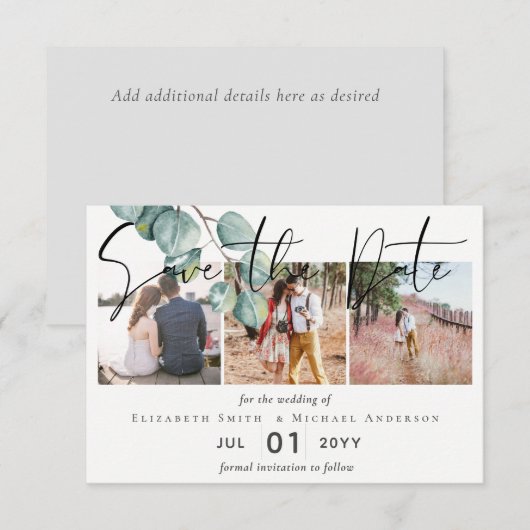 Creëer Je eigen Eucalyptus Greenery Wedding (Voorkant / Achterkant)