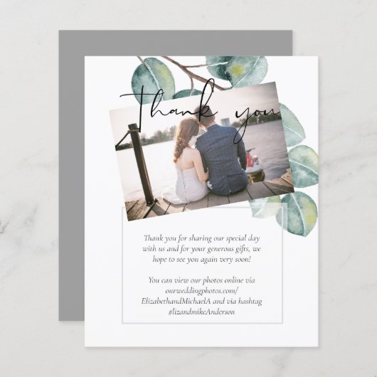 Creëer Je eigen Eucalyptus Greenery Wedding (Voorkant / Achterkant)