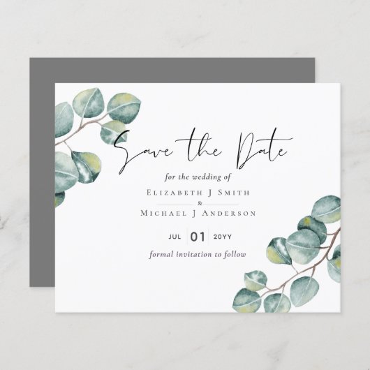 Creëer Je eigen Eucalyptus Greenery Wedding (Voorkant / Achterkant)