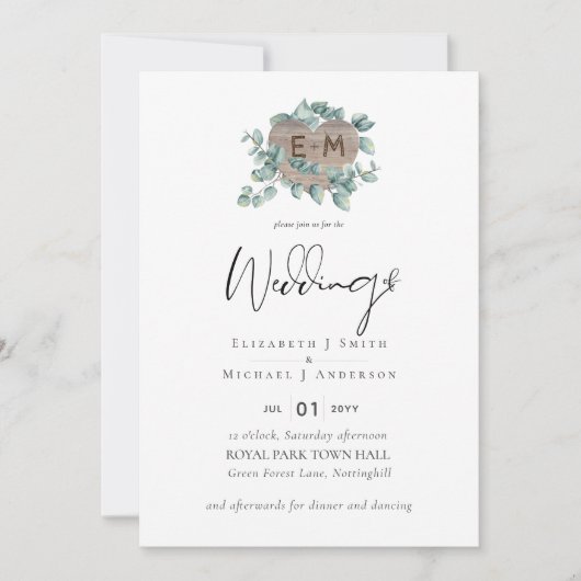 Creëer Je eigen Eucalyptus Greenery Wedding (Voorkant)