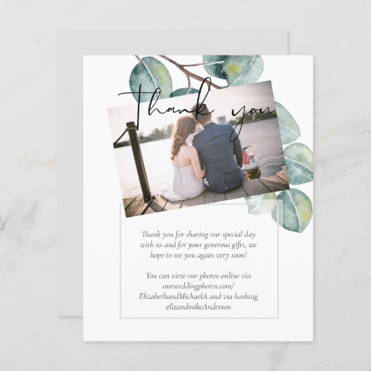 Creëer Je eigen Eucalyptus Greenery Wedding (Voorkant / Achterkant)