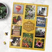 Creëer Je eigen familie Foto Collage Name Honey Legpuzzel