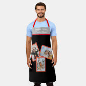 Creëer Je eigen familie Foto van Apron kerstcadeau Schort (Gedragen)
