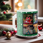 Creëer je eigen familiefoto collage kerst koffiemok<br><div class="desc">Aangepaste fotocollage en monogrammed kerstmok Je kunt je eigen mooiste foto's toevoegen en je jouw naam veranderen. U kunt de foto's gemakkelijk veranderen,  uw eigen speciale foto's toevoegen. Mooi cadeau voor familie,  vrienden,  grootouders! Als u hulp nodig hebt,  kunt u contact opnemen met uw</div>