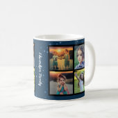 Creëer je eigen familiefoto collage kerst koffiemok (Voorkant rechts)