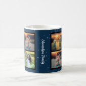 Creëer je eigen familiefoto collage kerst koffiemok (Center)