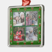 Creëer je eigen familiefoto collage kerst metalen ornament (Links)