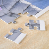 Creëer je eigen familiefoto collage monogramma legpuzzel (Zijkant)