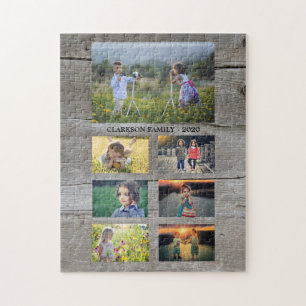 Creëer je eigen familiefoto collage puzzle legpuzzel