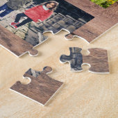Creëer je eigen familiefoto collage puzzle legpuzzel (Zijkant)
