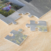 Creëer je eigen familiefoto collage puzzle legpuzzel (Zijkant)
